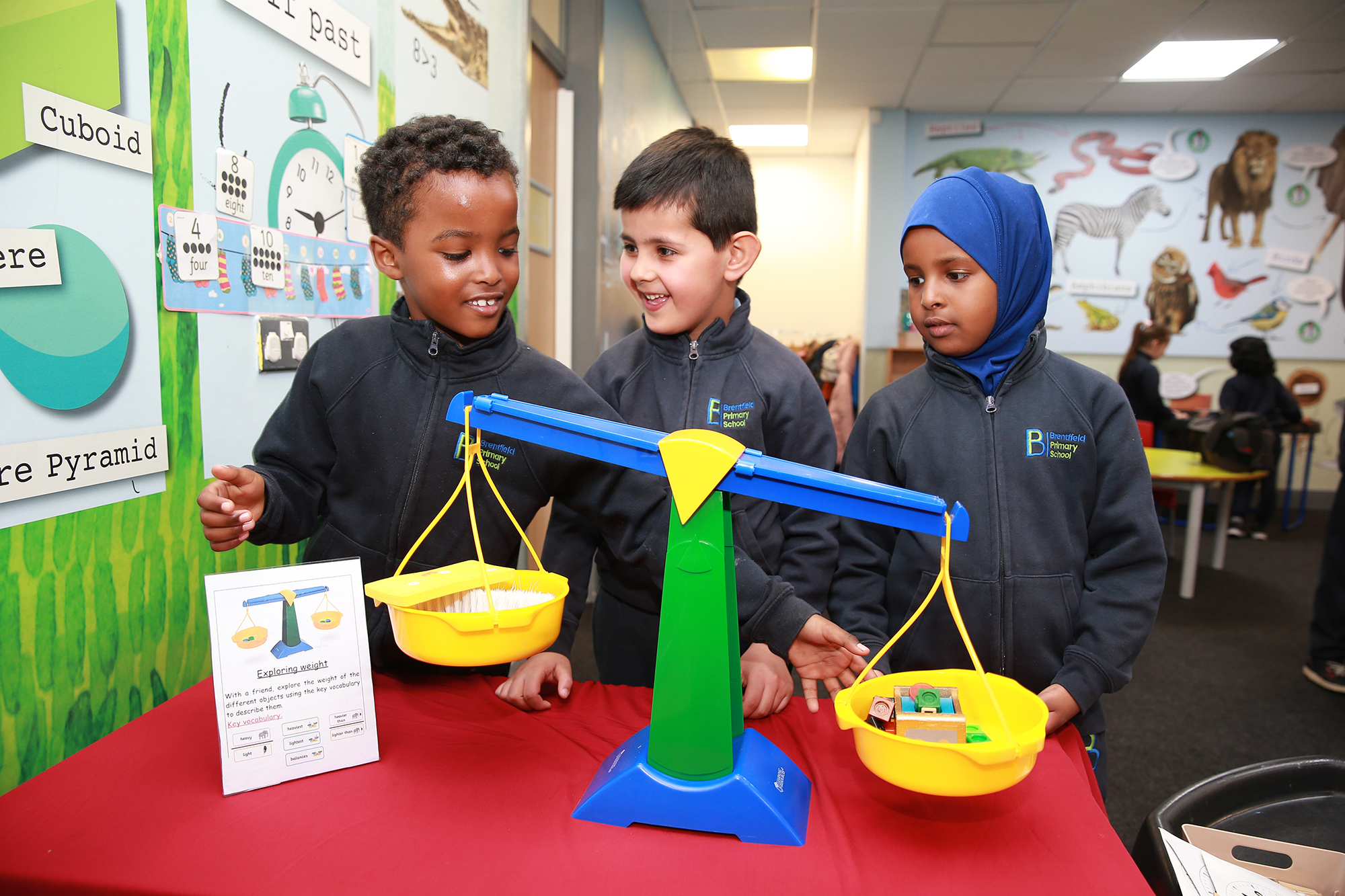 Pupils at Brentfield Primary School
